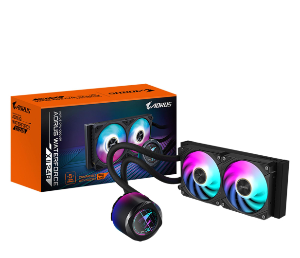 GIGABYTE WaterForce X II 240 ARGB 2x120mm - 1326284 - zdjęcie